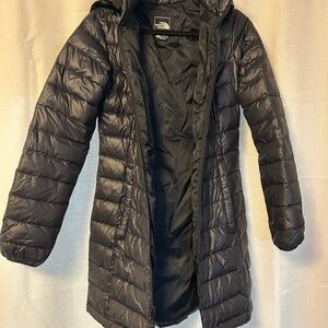 The North Face 3-in-1 Women's Long Black Puffer/Rain Jacket